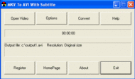 MKV To AVI With Subtitle screenshot
